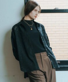 YECCA VECCA 3wayシアージャガードシャツ