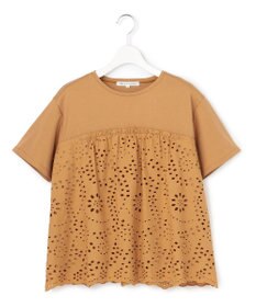 23区 【先行予約】カットワークエンブロイダリー スカラップヘム トップス