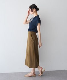 YECCA VECCA 2wayストライプリボンブラウス