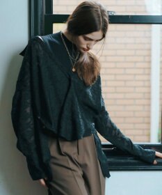 YECCA VECCA 3wayシアージャガードシャツ