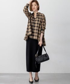 23区 S 【WEB&一部店舗限定】シアーコットン チェック シャツ