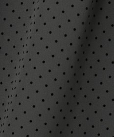 J.PRESS LADIES 【洗える】ドットフロッキープリント フレア スカート