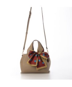 UNBILLION カシュカシュ cachecache / スカーフ付きラウンドミニショルダー