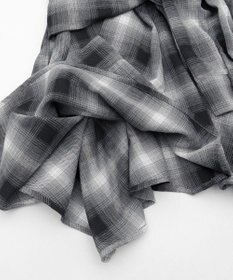 WEGO チェックシャツイレヘムミニスカート