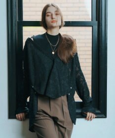 YECCA VECCA 3wayシアージャガードシャツ