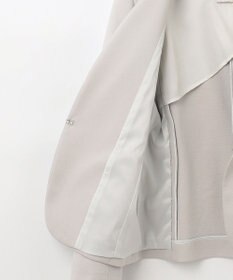 自由区 【好評につき追加生産/洗える】WASHABLEPONTE ノーカラージャケット