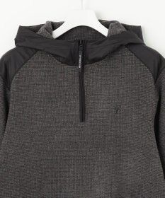 23区GOLF 【23Fondation/MEN】【吸湿発熱】ワッフルジャガード ハーフジップ