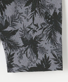 JOSEPH ABBOUD 【イージーケア】リーフ柄 ライトウェーブハーフパンツ