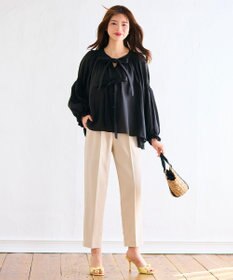 Feroux ダブルリボンシアー ブラウス