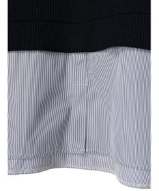 Green Parks ニットソードッキングチュニック