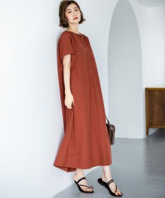 23区 【一部店舗限定/UVカット/洗える】タイプライター サック風 ワンピース