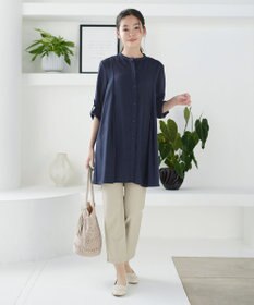 Tiaclasse 日本製デンビスリムストレートパンツ