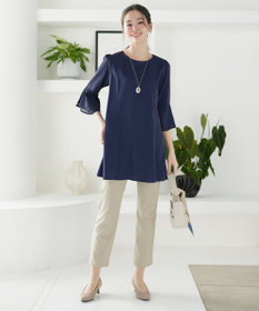 Tiaclasse 日本製デンビスリムストレートパンツ