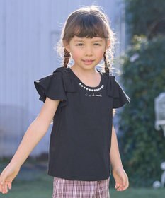 ANY KIDS パール リボン Tシャツ