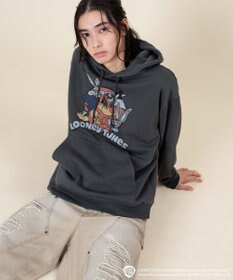 WEGO 【ユニセックス着用ITEM/裏起毛】LOONEYTUNESグラフィックプルオーバー