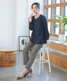 Tiaclasse 日本製デンビスリムストレートパンツ