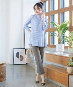 Tiaclasse 日本製デンビスリムストレートパンツ