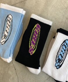 WEGO girlsロゴソックス