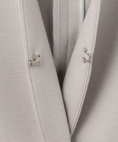 自由区 【好評につき追加生産/洗える】WASHABLEPONTE ノーカラージャケット