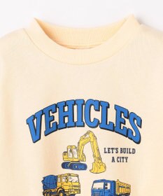 ANY KIDS 車プリント 裏毛トレーナー