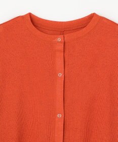 ANY シアーワッフルカーディガン