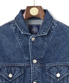 J.PRESS MEN 【J.PRESS ORIGINALS】SHIOTA DENIM Notched Jumper / Made in Japan