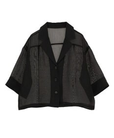 earth music&ecology シアーショートシャツ