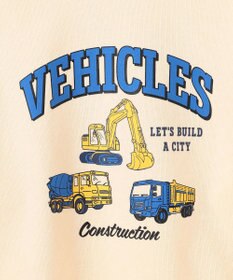 ANY KIDS 車プリント 裏毛トレーナー