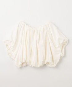 NAVE 【Nave 　洗える・接触冷感】クロップドジャージーブラウス