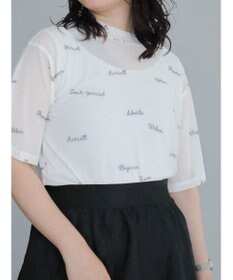 Green Parks ロゴ入りチュールトップス