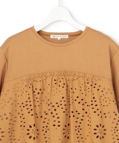 23区 【先行予約】カットワークエンブロイダリー スカラップヘム トップス