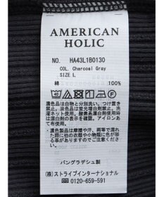 AMERICAN HOLIC 針抜きメッシュタンクトップ