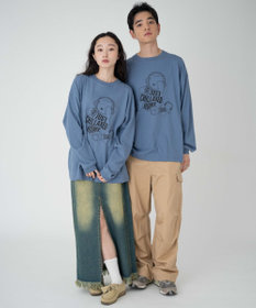 WEGO 【ユニセックス着用ITEM/MLサイズ展開】アソートグラフィックT（LS）