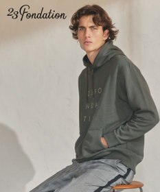 23区GOLF 【23Fondation/MEN】アスレジャー裏毛 フーディ