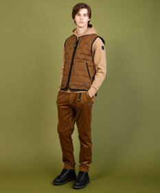 JOSEPH ABBOUD MOUNTAIN 【2WAYストレッチ/リバーシブル/撥水/軽量】 リバーシブル ダウン ベスト