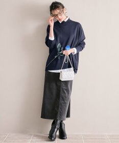 23区 【洗える】ウールブレンド タートルネック ニット