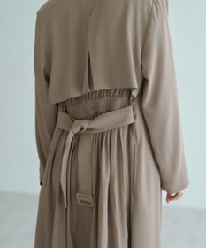 YECCA VECCA 【UVカット/花粉ガード】素材MIXトレンチコート