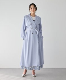 YECCA VECCA 【UVカット/花粉ガード】素材MIXトレンチコート