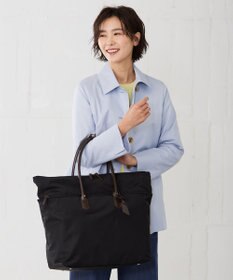 J.PRESS LADIES 【WEB限定・A4サイズ収納可】 ナイロントラベル トート バッグ