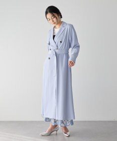 YECCA VECCA 【UVカット/花粉ガード】素材MIXトレンチコート