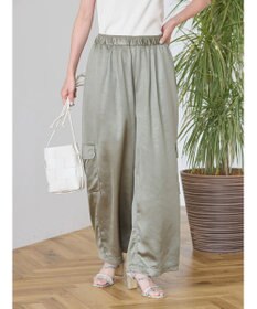 AMERICAN HOLIC サテンベイカーパンツ