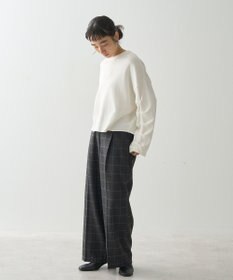 AMERICAN HOLIC ミニ裏毛タックスリーブショートプルオーバー1