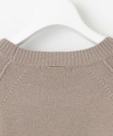 自由区 L ウールカシミヤブレンドラグランスリーブ ニット