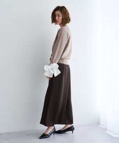 YECCA VECCA 2way袖リボンカーディガン