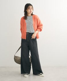 Green Parks 毛ふきシャギーＶネックカーディガン