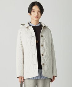 J.PRESS LADIES 【2way】プレミアムBasic キルティング コート アイボリー系