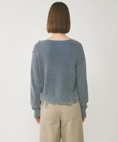 GRACE CONTINENTAL ピグメントニットトップ