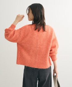 Green Parks 毛ふきシャギーＶネックカーディガン