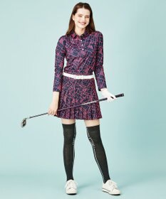 23区GOLF 【WOMEN】ニューヨークマップ柄 プリーツスカート