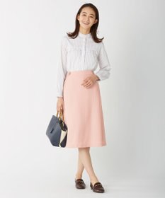 J.PRESS LADIES 【洗える・シワになりにくい】Garudaツイル フレアー スカート